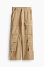 Wide-leg Cargo Pants