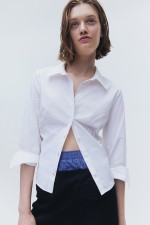 Fitted Poplin Shirt